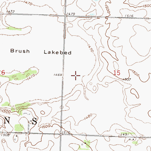 Topographic Map of Lyon County Waterfowl Production Area, MN