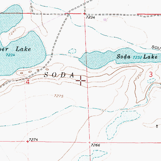 Topographic Map of Mortenson Lake National Wildlife Refuge, WY