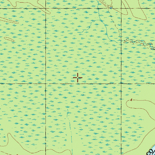 Topographic Map of Roanoke River National Wildlife Refuge, NC
