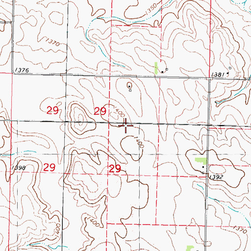 Topographic Map of Sac County Waterfowl Production Area, IA