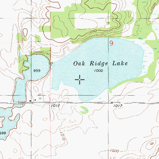 Topographic Map of Saint Croix County Waterfowl Production Area, WI