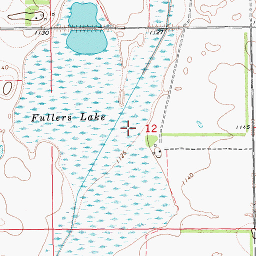 Topographic Map of Steele County Waterfowl Production Area, ND