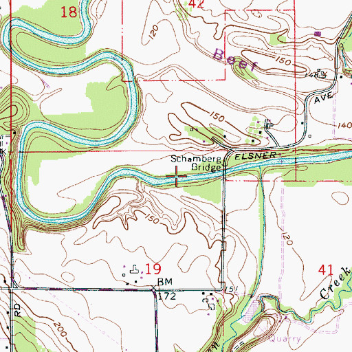Topographic Map of Tualatin River National Wildlife Refuge, OR