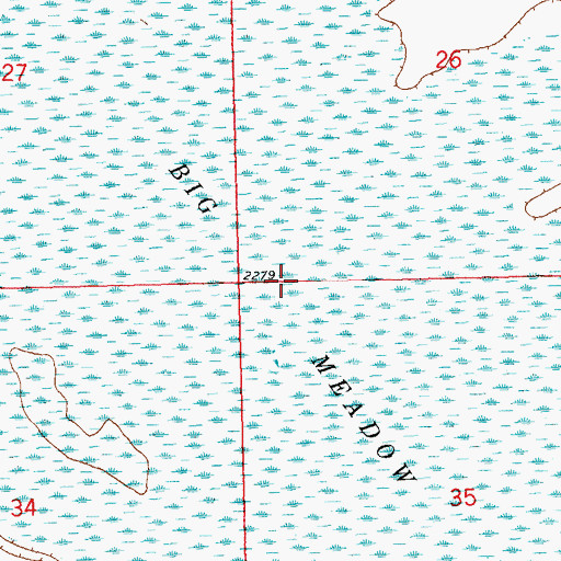 Topographic Map of Williams County Waterfowl Production Area, ND