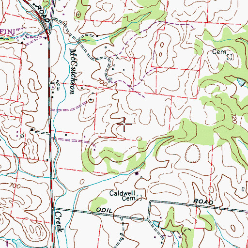 Topographic Map of TriStar Spring Hill Emergency Hospital, TN