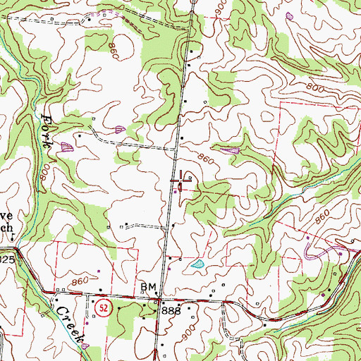 Topographic Map of Sumner County Sheriff's Department, TN