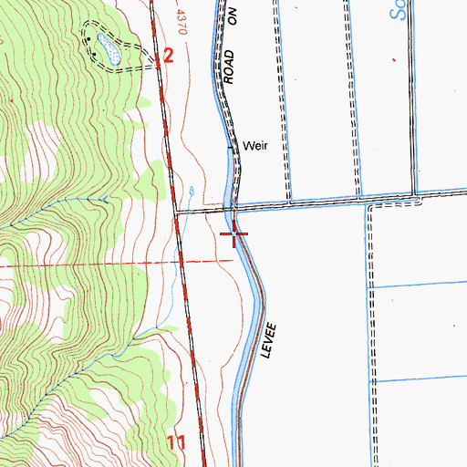 Topographic Map of Beet Camp, CA