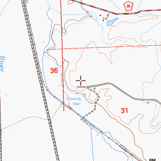 Topographic Map of Williams, CA
