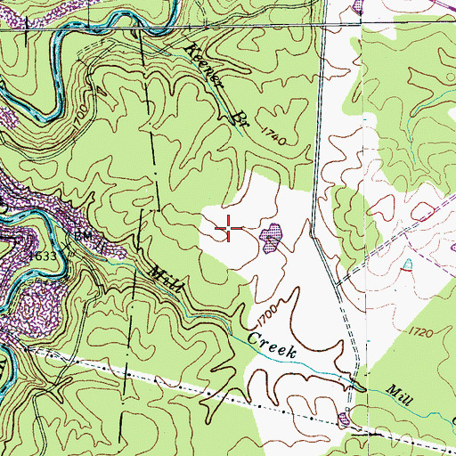 Topographic Map of Bledsoe County Correctional Complex, TN