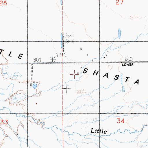 Topographic Map of Dunlap, CA