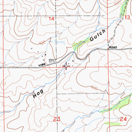 Topographic Map of Buckley, CA