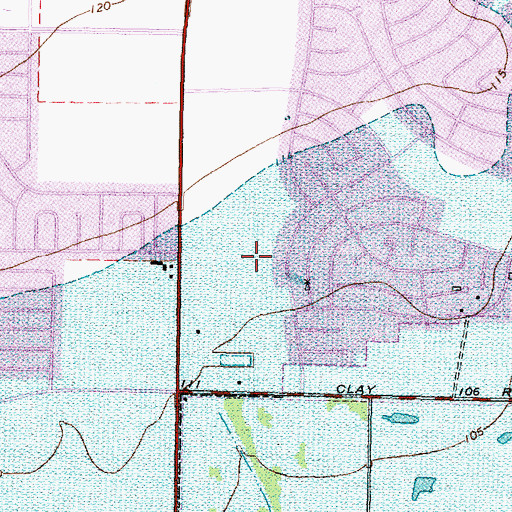 Topographic Map of Bear Creek Post Office, TX
