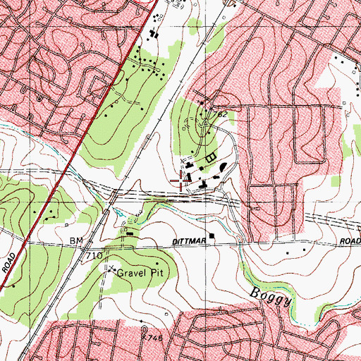 Topographic Map of TNC Campus Texas Neurorehabilitation Center, TX