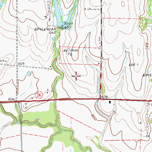 Topographic Map of Baylor Medical Center at McKinney, TX