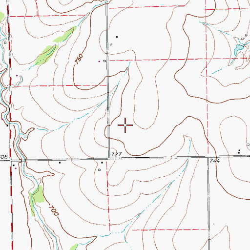 Topographic Map of Methodist McKinney Hospital, TX