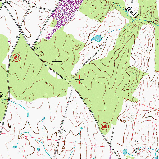 Topographic Map of Prince William County Department of Fire and Rescue Station 24, VA