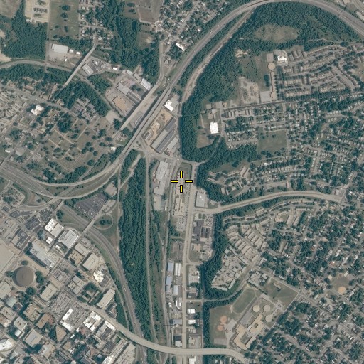 Aerial/Satellite Image of Richmond Juvenile Detention Home School, VA