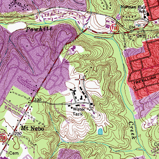 Topographic Map of Bon Air Juvenile Correctional Center, VA