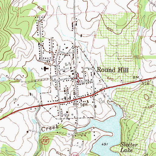 Topographic Map of Loudoun County Sheriff's Office Western Loudoun Station, VA
