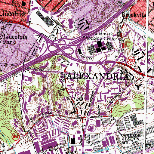 Topographic Map of Northern Virginia Juvenile Detention Center, VA