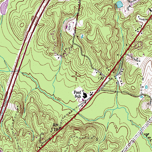 Topographic Map of Rappahannock Regional Jail, VA