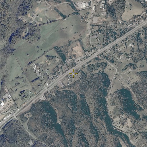 Aerial/Satellite Image of Virginia State Police Division 4 Area 28 Office, VA
