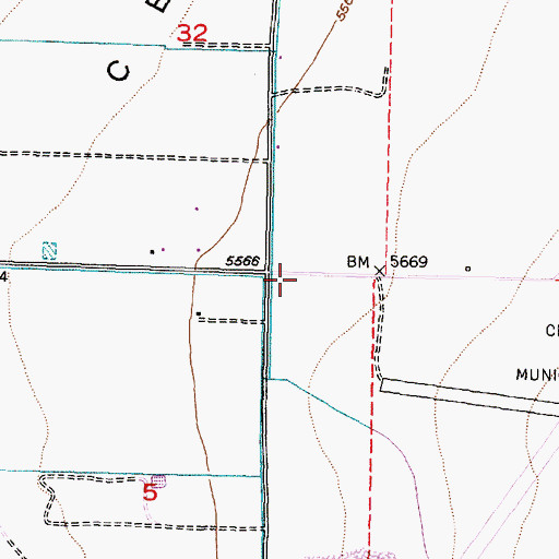 Topographic Map of Cedar City Fire Department Station 3, UT