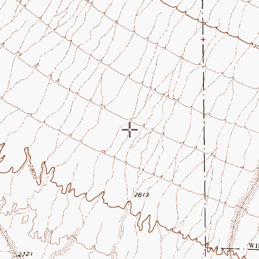 Topographic Map of Tule Springs Fossil Beds National Monument, NV