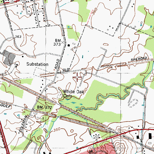 Topographic Map of McCracken Regional Juvenile Detention Center, KY