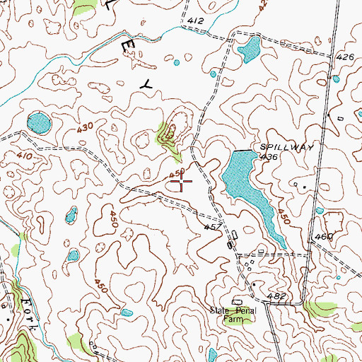 Topographic Map of Western Kentucky Correctional Complex, KY