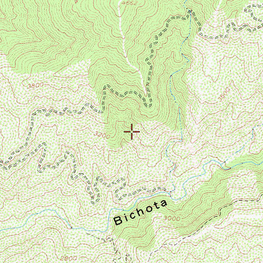 Topographic Map of Pigeon Target Shooting Area, CA