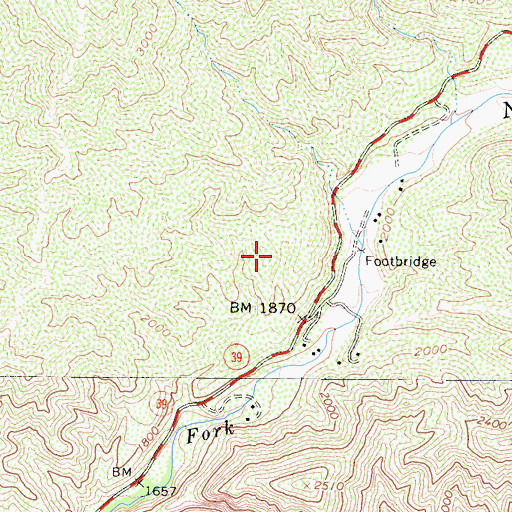 Topographic Map of Tecolate Plantation, CA