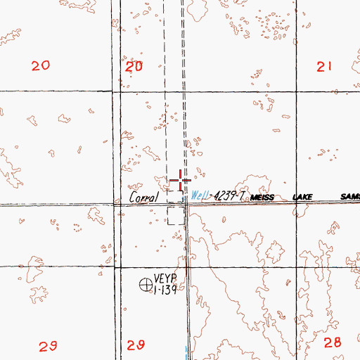 Topographic Map of Butte Valley National Grassland, CA