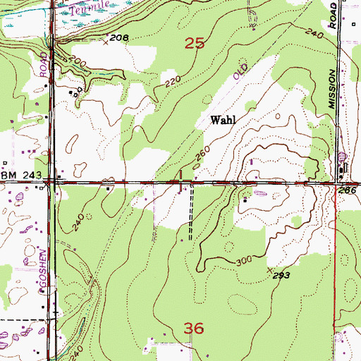 Topographic Map of Whatcom County Fire District 4 Station 13, WA