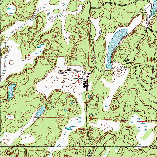 Topographic Map of Spokane County Fire District 3 Station 31 - Aspen Meadows, WA