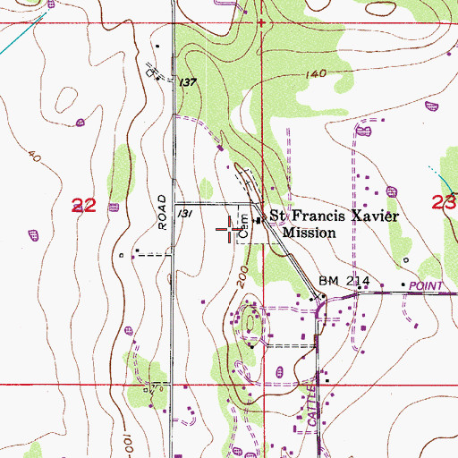 Topographic Map of Valley Cemetery, WA