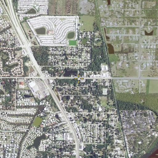 Aerial/Satellite Image of Laurel Post Office, FL