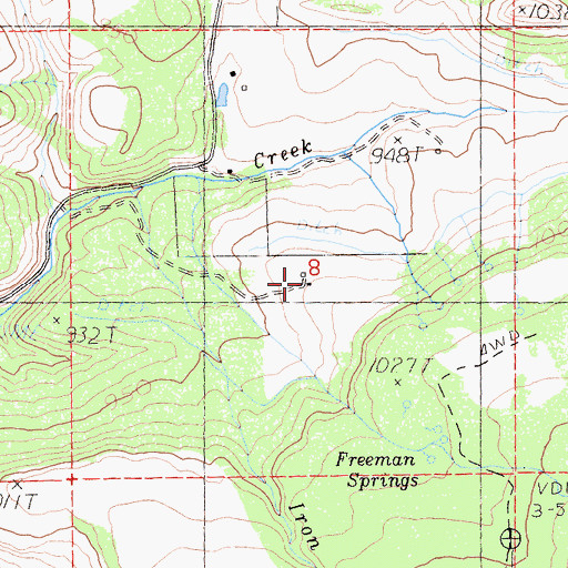 Topographic Map of Edwards, CA