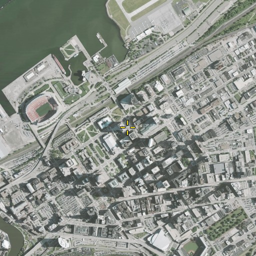 Aerial/Satellite Image of Erieview Post Office, OH