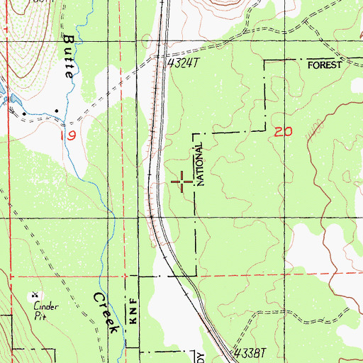 Topographic Map of Jerome, CA