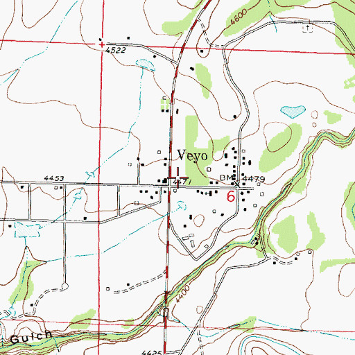 Topographic Map of Veyo Fire Station - Northwestern Special Service Fire District, UT