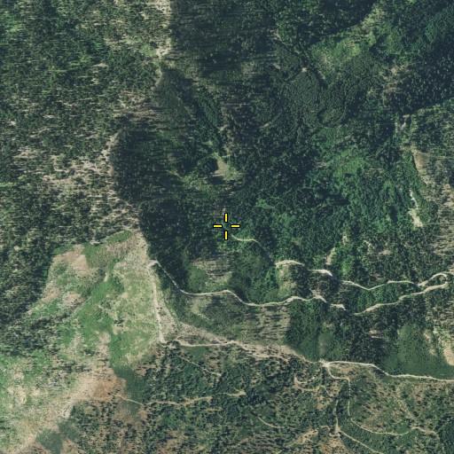 Aerial/Satellite Image of Maple Spring Camp, CA