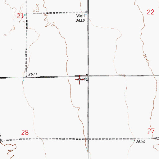 Topographic Map of Simkins Post Office, NV