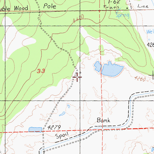 Topographic Map of Gillis, CA