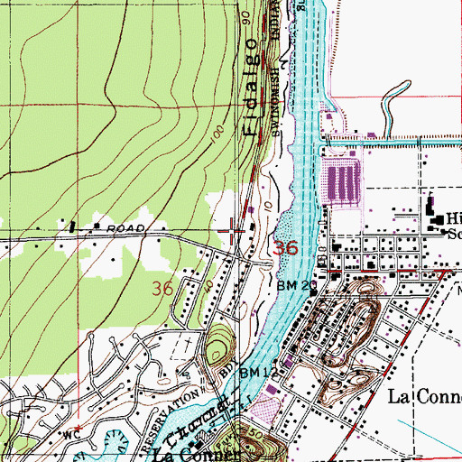 Topographic Map of Swinomish Police Department, WA