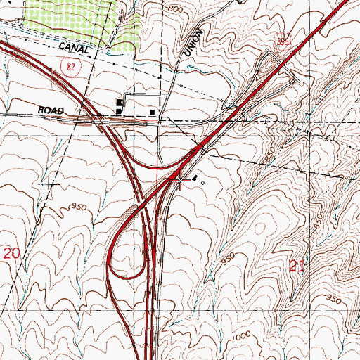 Topographic Map of Washington State Patrol, WA