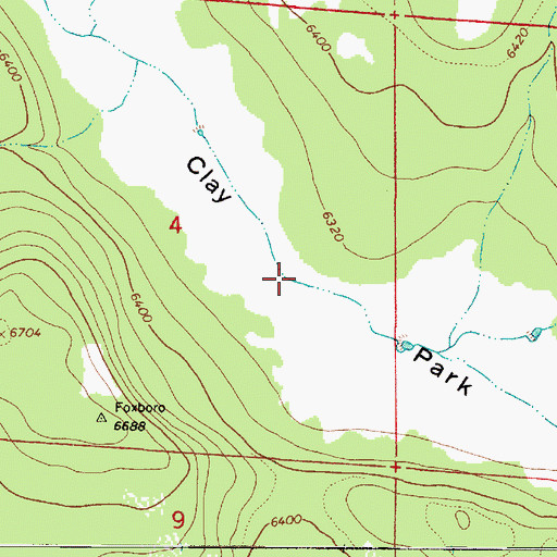 Topographic Map of Clay Park, AZ