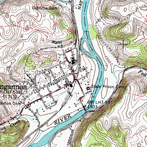 Topographic Map of Scott County Life Saving Crew, VA