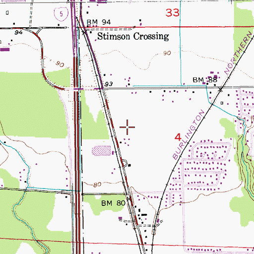 Topographic Map of Marysville Carrier Annex Post Office, WA