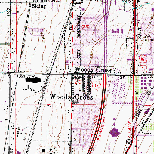 Topographic Map of Sessions Settlement Pioneer Cemetery, UT